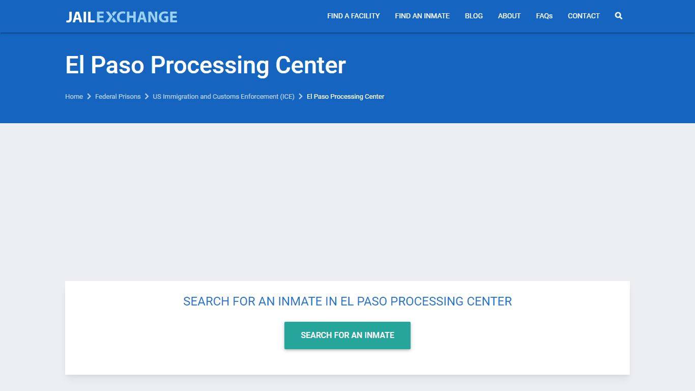 El Paso Processing Center ICE Detainee Locator ...